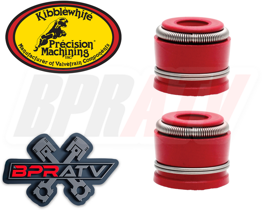 Yamaha YXZ1000R Kibblewhite Valve Keepers Cotters RED Viton Valve Stem Seals Set