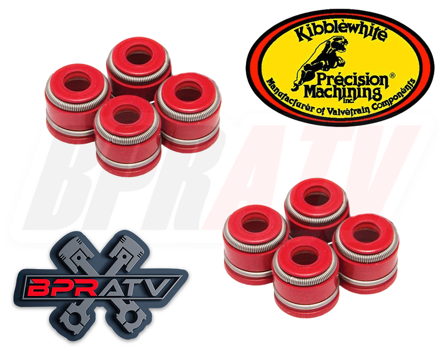 Yamaha YXZ1000R Kibblewhite Valve Keepers Cotters RED Viton Valve Stem Seals Set