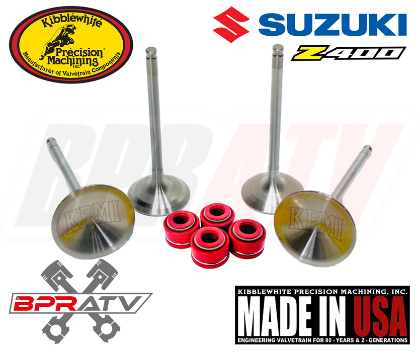 Suzuki DRZ400 DRZ 400 400E Replacement Kibblewhite Intake Exhaust Valves Seals