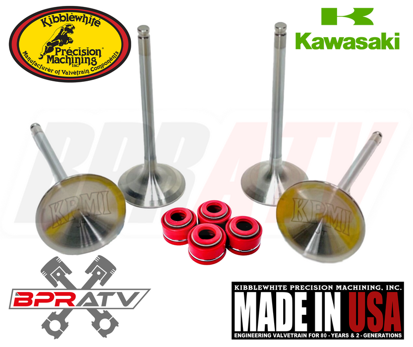 Kawasaki KX250F KX 250F Kibblewhite Intake Exhaust Valves & TITANIUM Spring Kit