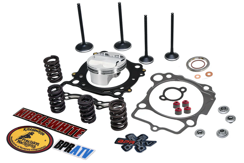 04-05 Honda TRX450R Kibblewhite Valves Springs Wiseco Piston Top End Rebuild Kit