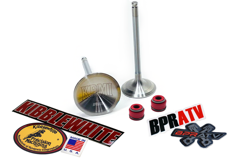 Yamaha YFZ450 YFZ450R +1mm Oversize Kibblewhite Valves & RED Seals All 5 NEW USA
