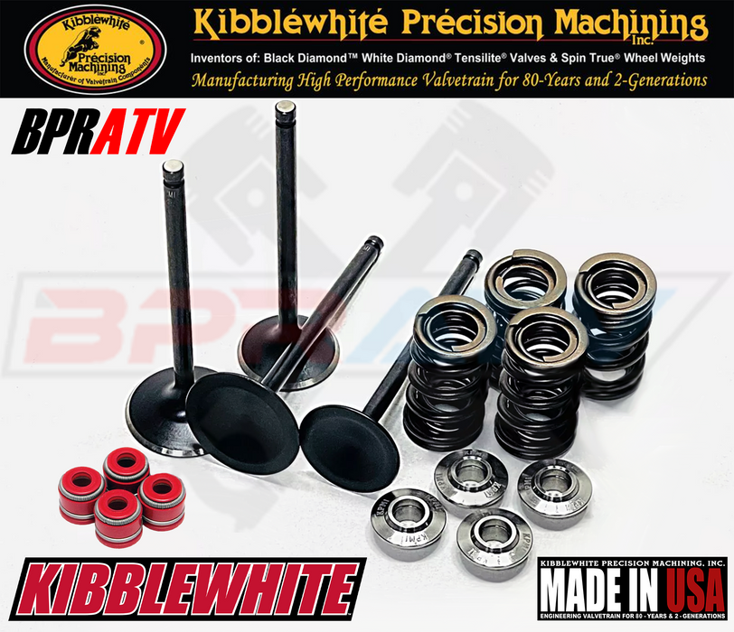 18-24 CRF250R CRF 250R Kibblewhite Intake & Exhaust Valves & TITANIUM Spring Kit