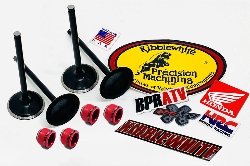 Honda CRF450X CRF 450X Kibblewhite Black Diamond Valves KPMI Red Viton Seals Kit