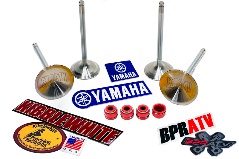 Yamaha YZ450F WR450F YZ450FX Kibblewhite Titanium Valve Kit 14-20 Red KPMI Seals