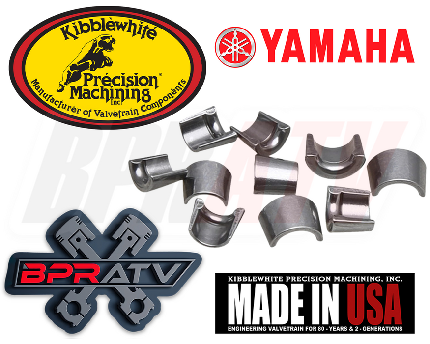 YFZ450R YFZ 450R KIBBLEWHITE ➕1mm Intake Exhaust Valves Titanium Spring Kit Seal