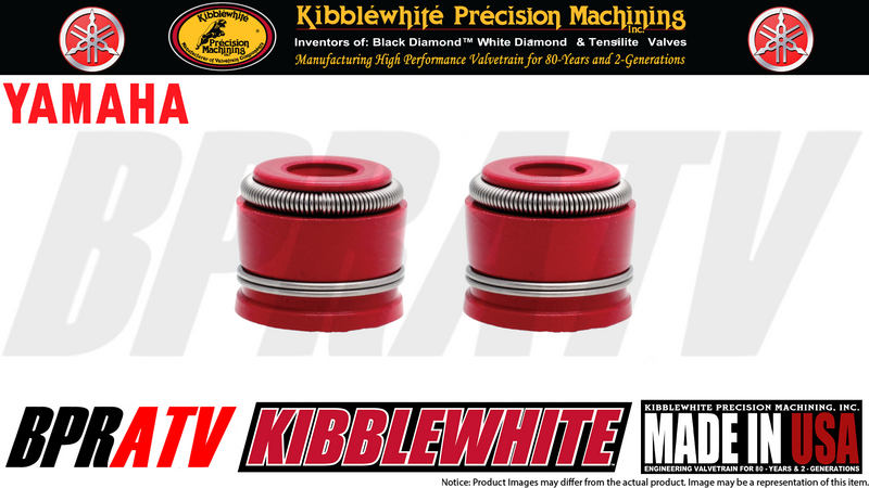 Yamaha WR250F WR 250F Kibblewhite Intake Valves Valve Kit Red Viton Seals '19-24