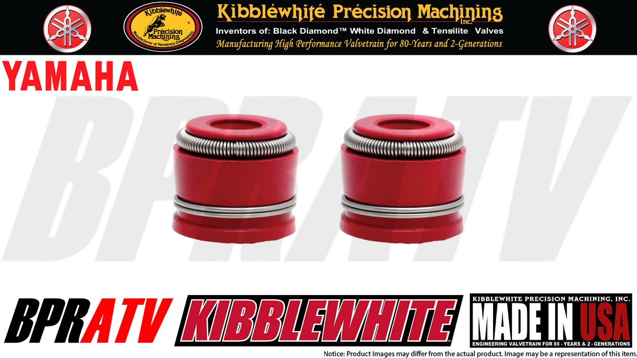 Yamaha YXZ1000R YXZ 1000 1000R Kibblewhite Viton Valve Stem Seals Seal Set Of 12