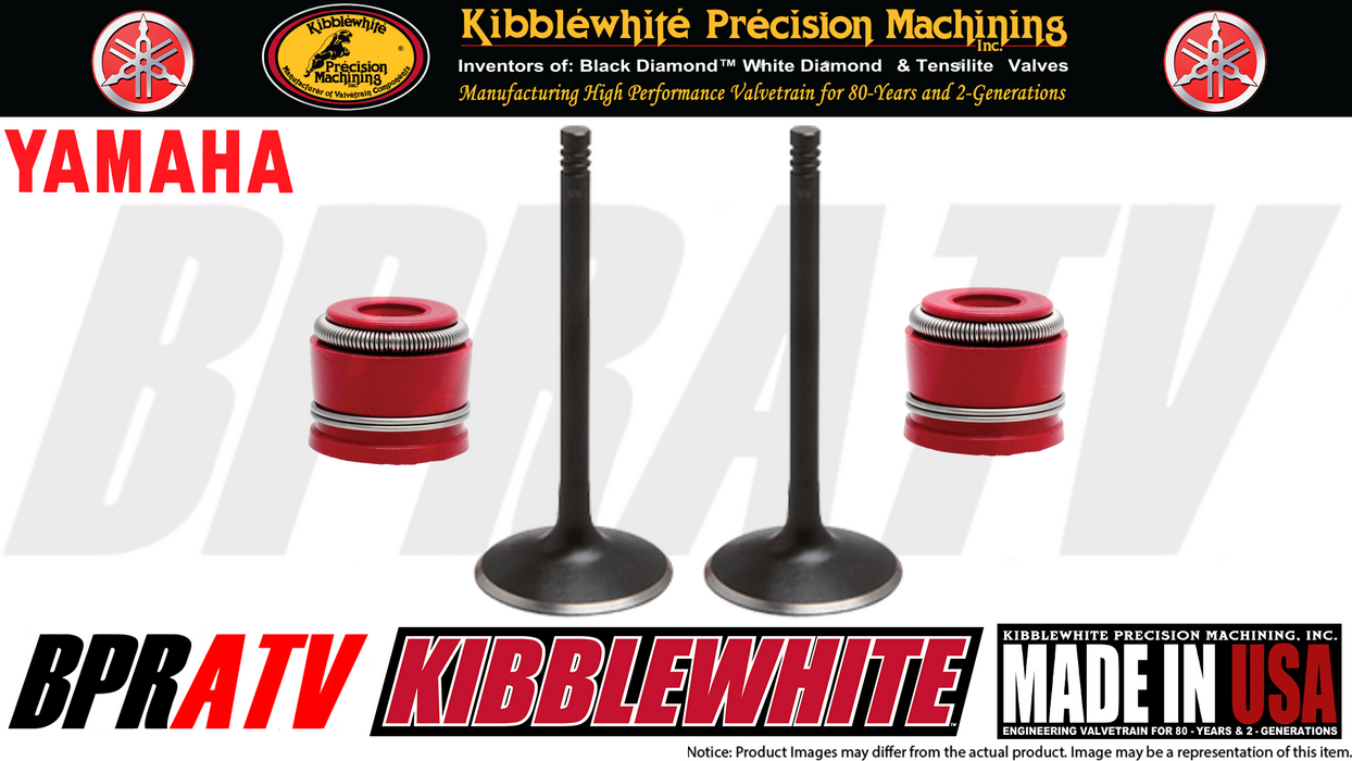 Yamaha YZ250FX YZ 250FX Kibblewhite Intake Valves Valve Kit KPMI Red Seals 20-23