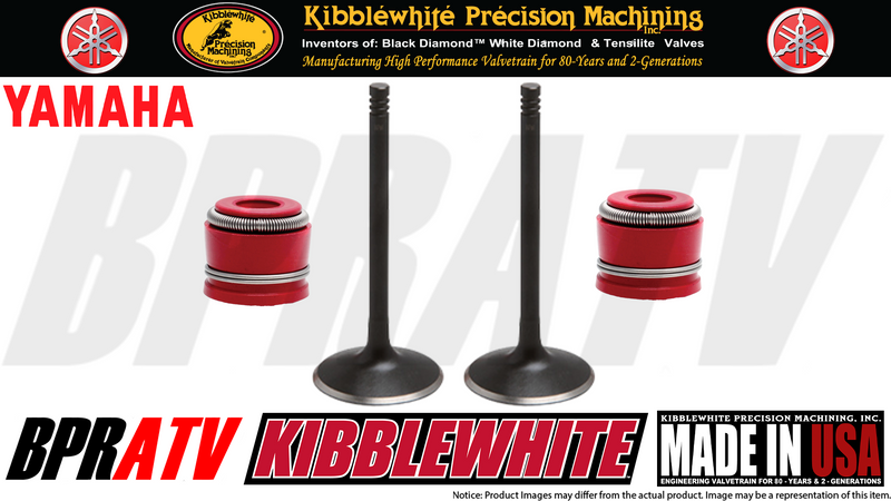 Yamaha WR250F WR 250F Kibblewhite Intake Valves Valve Kit Red Viton Seals '19-24