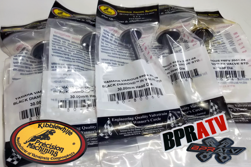 Raptor Rhino 660 Kibblewhite Valves Intake Exhaust Stainless Valve Seals Kit Set