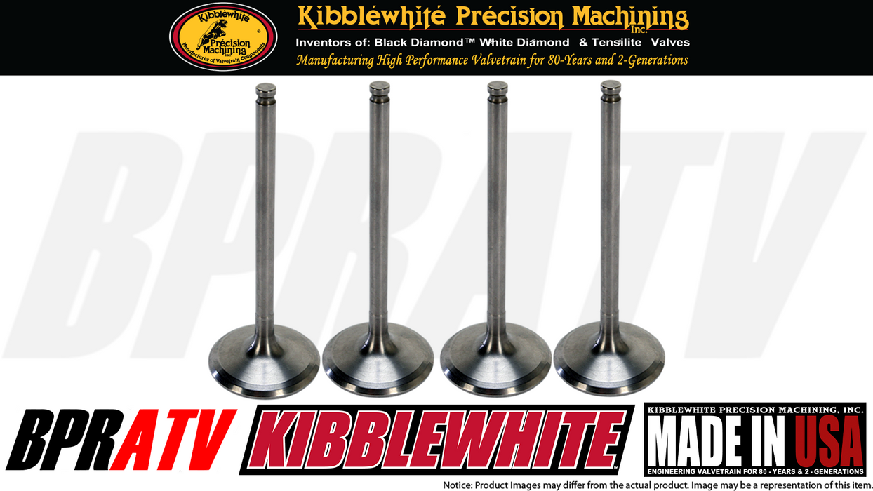 Kawasaki KX250F KX 250F Kibblewhite Intake Exhaust Valves & TITANIUM Spring Kit