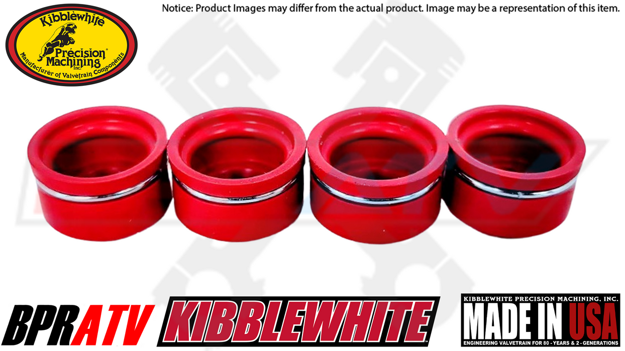 08-09 Honda TRX700XX 700XX Kibblewhite Red Viton Valve Guide Stem Seal Kit Seals