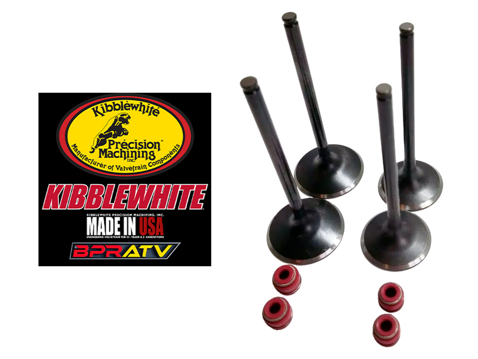 Kibblewhite Intake Exhaust Valves Red Viton Seal Polaris Predator 500 Outlaw 500