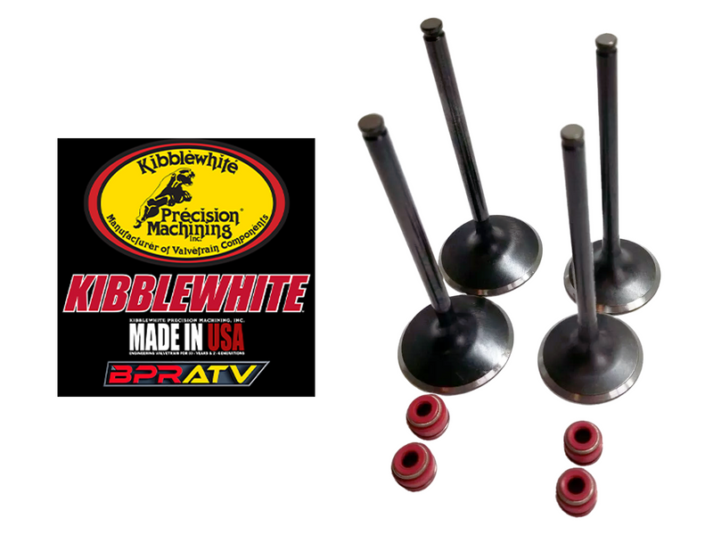 02-06 Honda CRF450R Kibblewhite STD Size Stainless Valves KPMI & RED Viton Seals