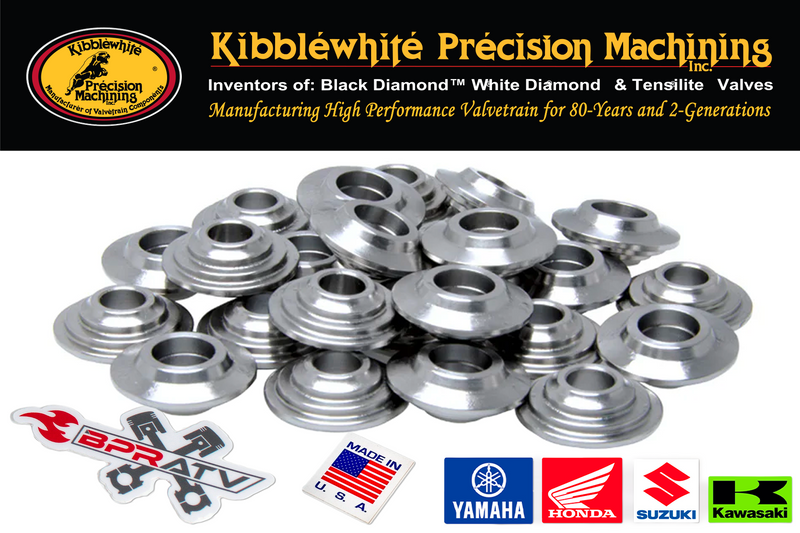 Honda ATC350X 1985 1986 Kibblewhite Valves Valve Spring Kit + Titanium Retainers