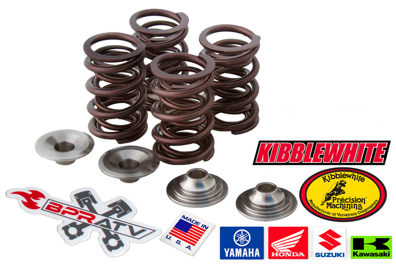 Honda ATC350X 1985 1986 Kibblewhite Valves Valve Spring Kit + Titanium Retainers