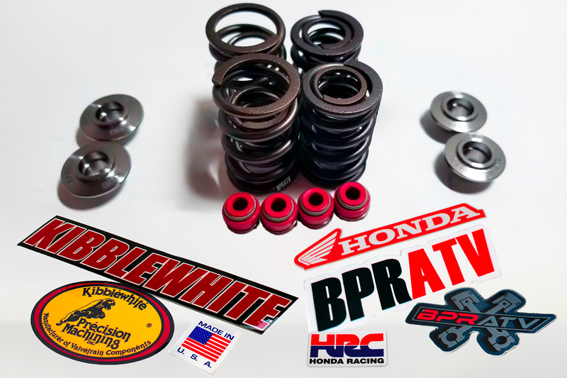 Kibblewhite Valve Spring Kit ATC350X 1985 1986 Red Seals Titanium Retainers USA