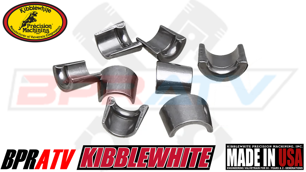 Yamaha YXZ1000R Kibblewhite Valve Keepers Cotters RED Viton Valve Stem Seals Set