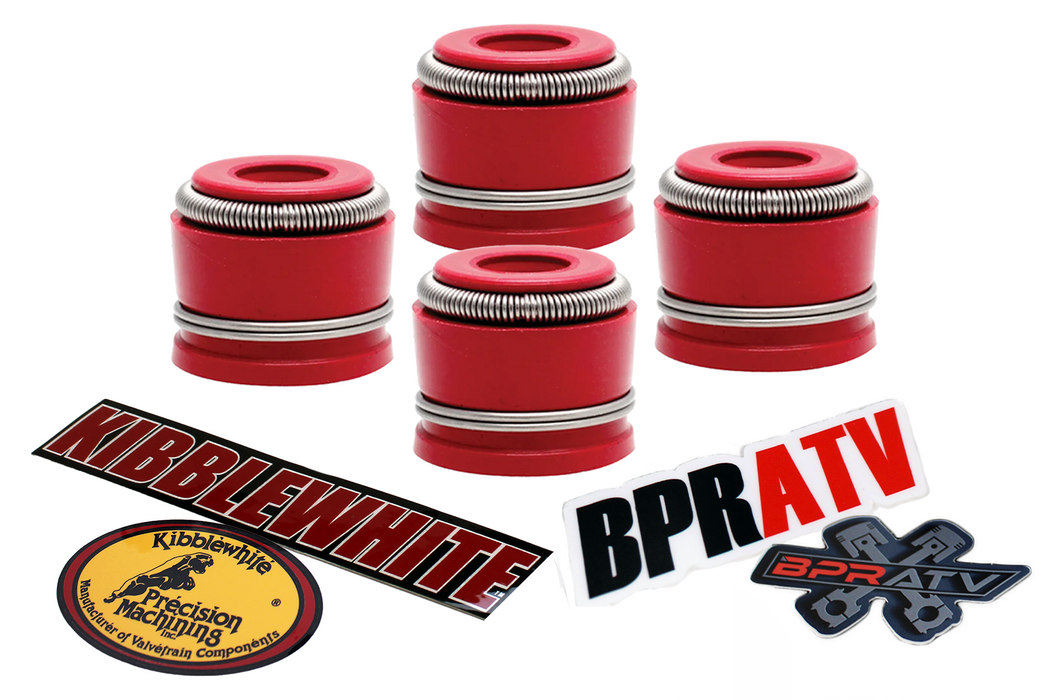 12-20 Yamaha WR250R WR 250R Kibblewhite Red Viton Valve Stem Seals Seal Four (4)