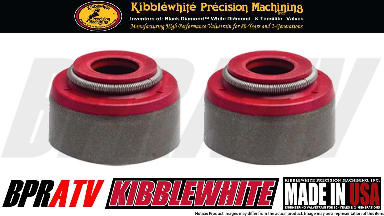 13-17 KTM 450 XC-F XCF 450 Kibblewhite Intake Valves Exhaust Valve Kit RED Seals