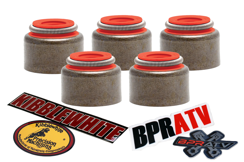Yamaha Grizzly 660 4x4 Kibblewhite RED Viton Valve Stem Seals Seal Set of 5 Five