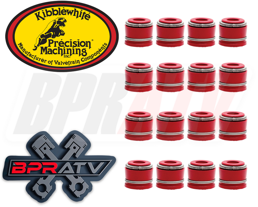 Kawasaki Ninja ZX12R ZX-12R '00-05 Kibblewhite Intake Exhaust Valve KP RED Seals