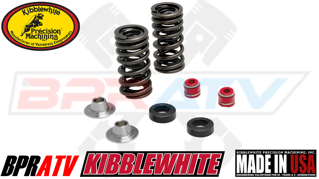 Honda CRF250R CRF 250R Kibblewhite Stainless Intake Valves Springs Kit Red Seals