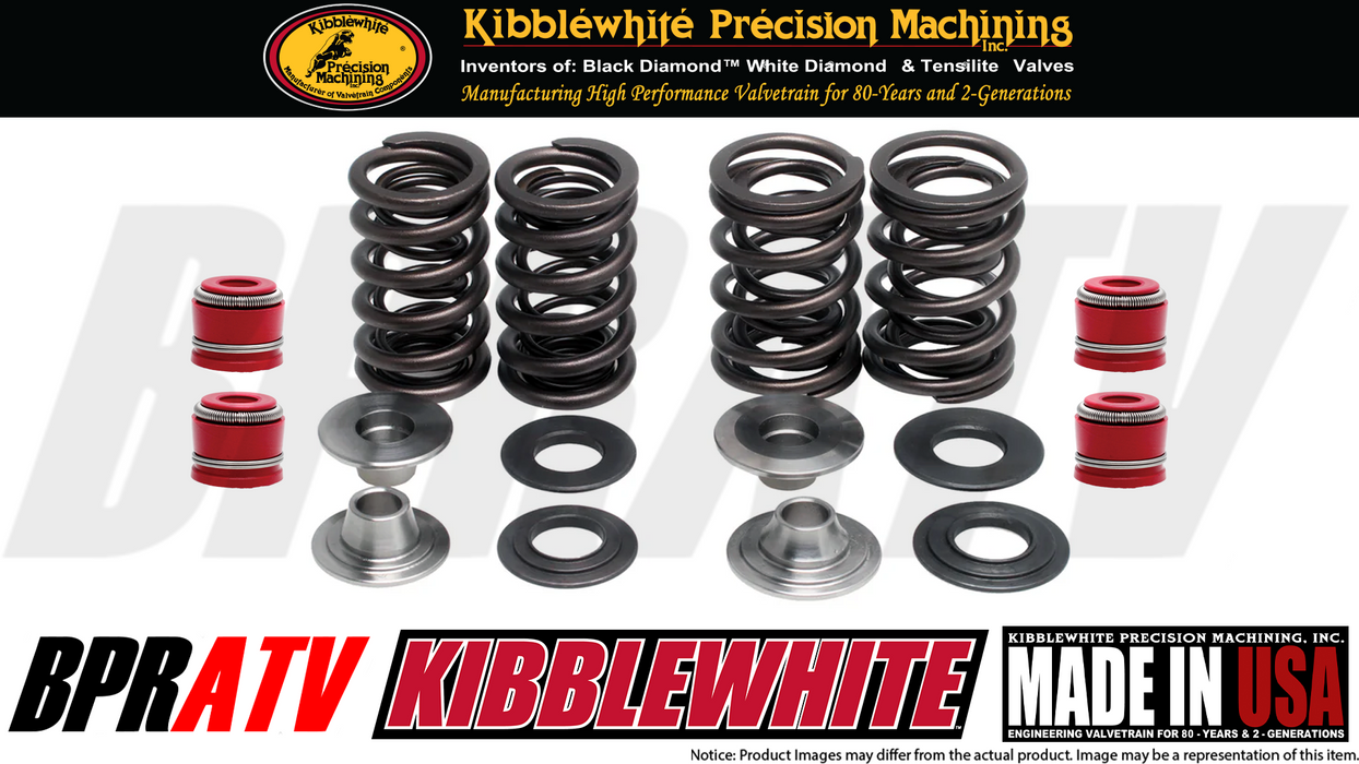 Suzuki Z400 DRZ400 LTZ400 Kibblewhite Valves Titanium Springs Guides Cometic Kit