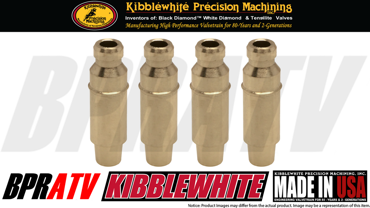 Yamaha Raptor 250 Kibblewhite Intake Exhaust Valve Guides Set Repair KPMI Seals