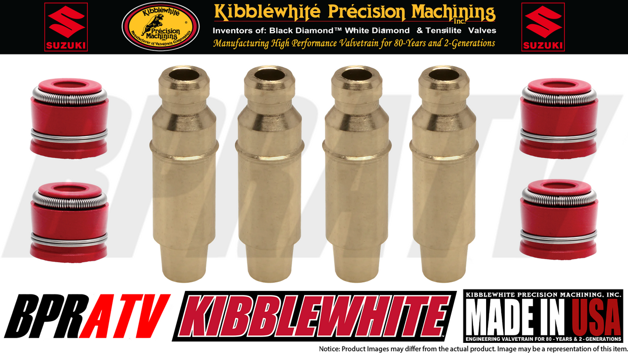 04-06 Suzuki RMZ250 RMZ 250 Single Kibblewhite Intake Valve Guide Stem Seal Fix