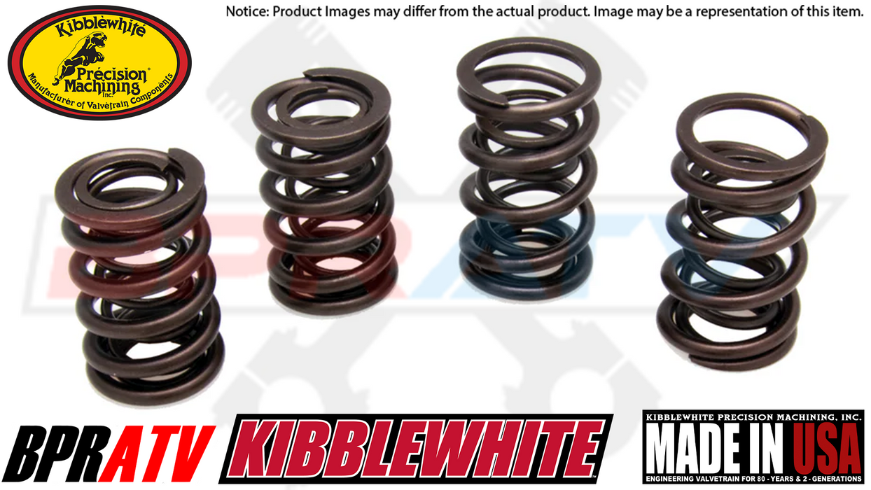 Suzuki KingQuad LTA700 LT-A 700X Kibblewhite Valves Springs Spring Kit RED Seals