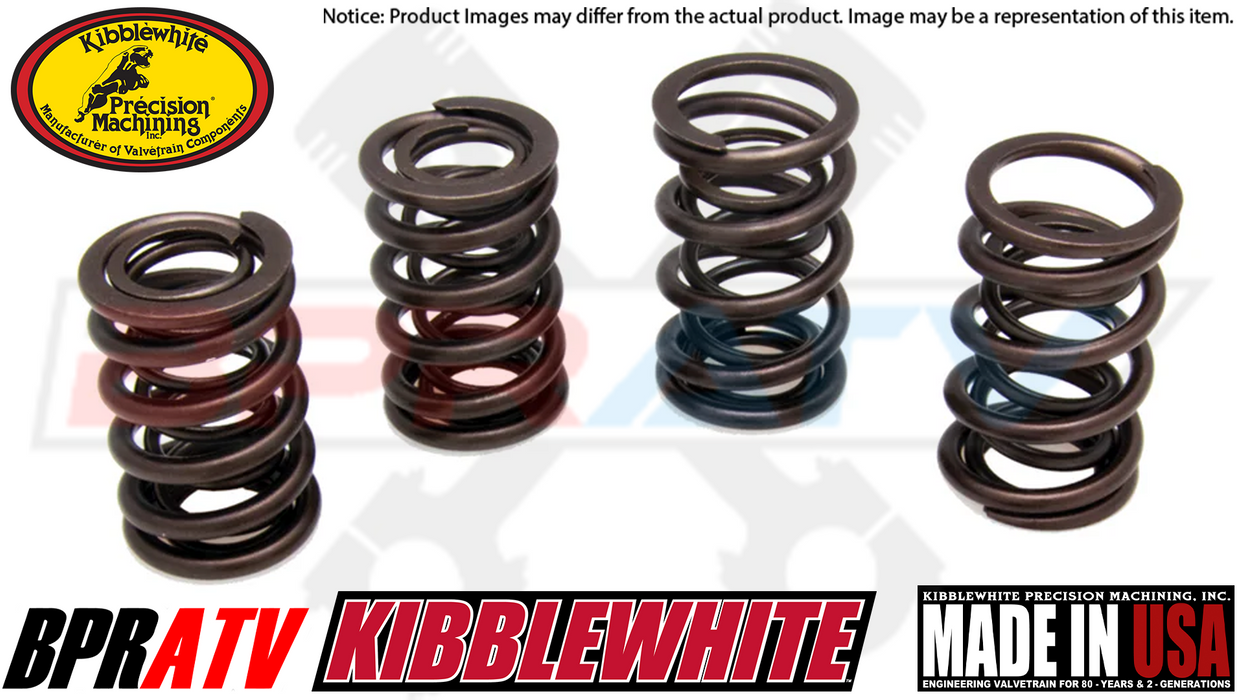 Kibblewhite Titanium Spring Kit RED Seals 93-98 Suzuki GSXR 1100W 93-95 GSXR750W