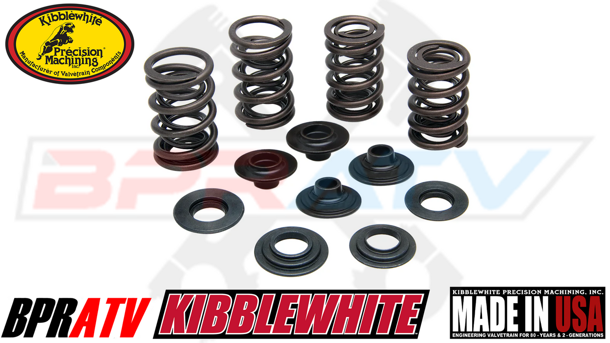 Kibblewhite Titanium Spring Kit RED Seals 93-98 Suzuki GSXR 1100W 93-95 GSXR750W