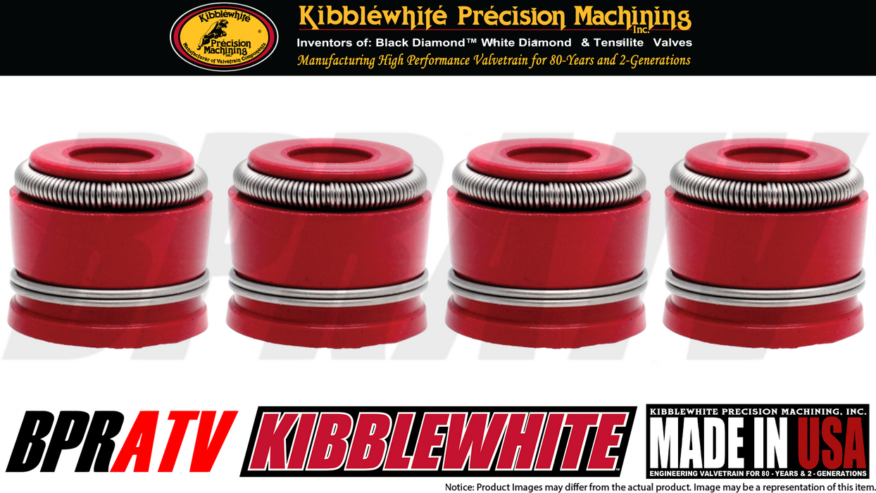 Kawasaki Brute Force 750 KVF 750 Replacement Kibblewhite Exhaust Valves RED Seal