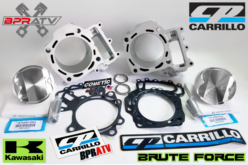 Brute Force Teryx 750 85mm Stock Cylinders CP Cometic Engine Top End Rebuild KVF