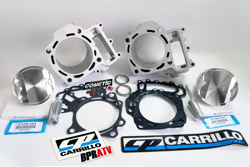 Brute Force Teryx 750 85mm Stock Cylinders CP Cometic Engine Top End Rebuild KVF