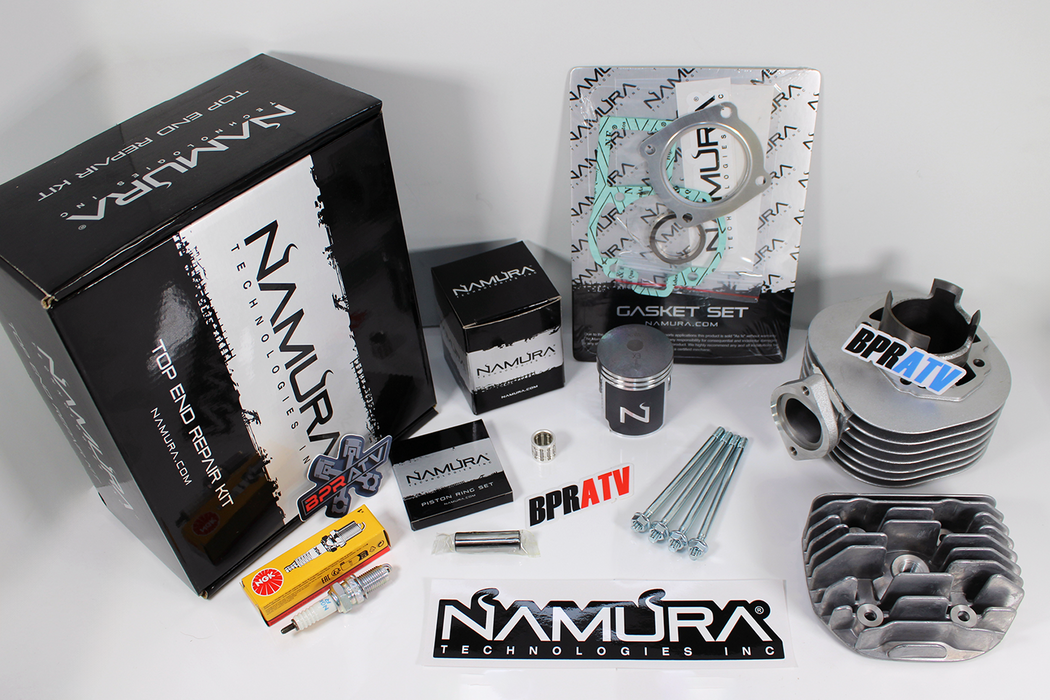 Kawasaki KFX80 KFX 80 Cylinder Head Namura Piston Gasket NGK Top End Rebuild Kit