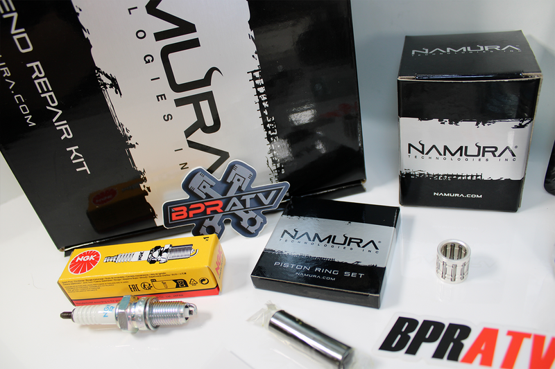 Kawasaki KFX80 KFX 80 Cylinder Head Namura Piston Gasket NGK Top End Rebuild Kit