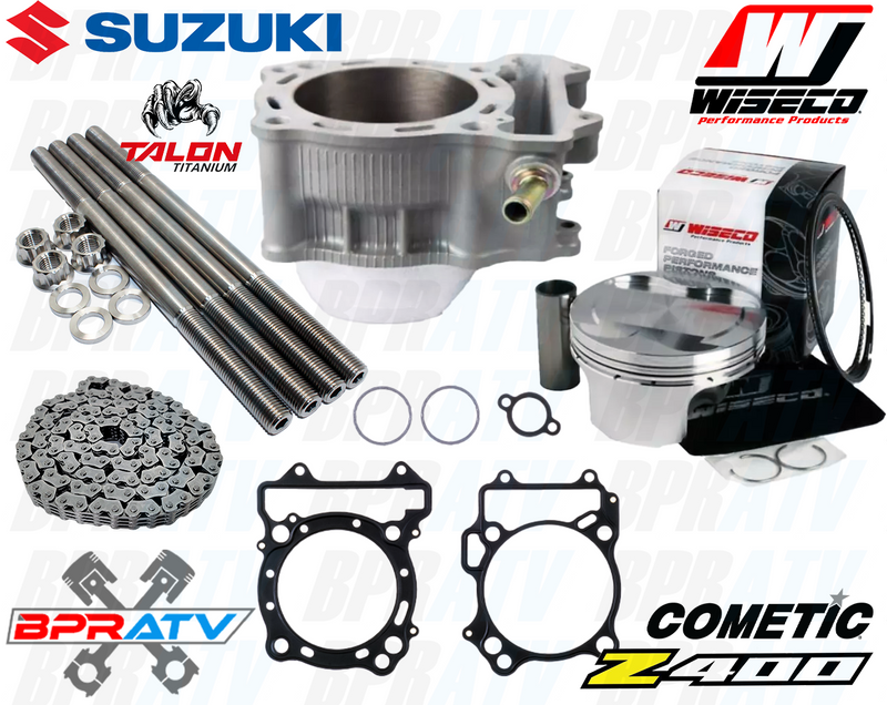 LTZ DRZ KFX 400 LTZ400 Big Bore 94mm Cylinder Complete Top End Rebuild Kit Parts