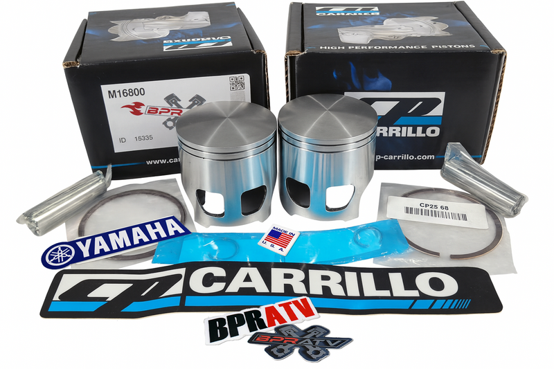New CP Carrillo 68mm Overbore CP Piston Kit Blaster 200 Gaskets Bearing NGK Plug