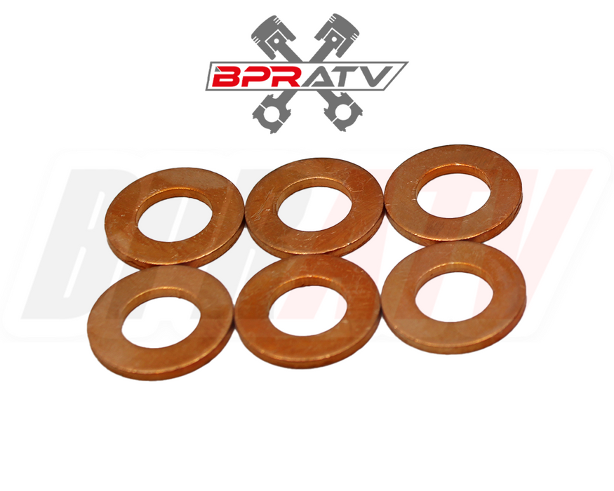 BPRATV Yamaha Blaster 200 2-Stroke Top End Engine Cylinder Head Ti Nuts Kit Set