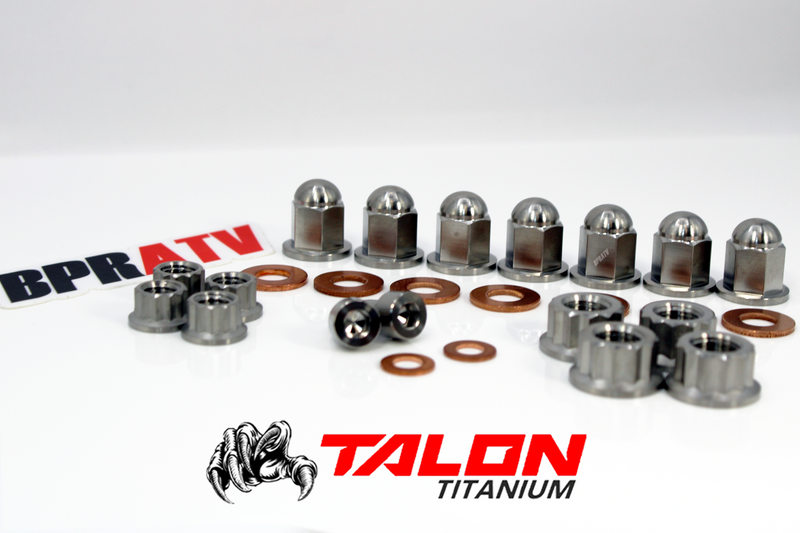TITANIUM Yamaha YZ250 YZ 250 250X Top End Engine Cylinder Head Cap Nuts Kit Set