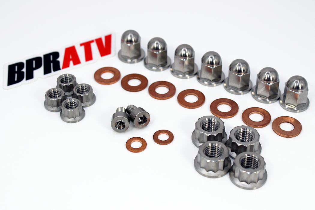 TITANIUM YZ250 YZ 250 125 2-Stroke Top End Engine Cylinder Head Cap Nuts Kit Set