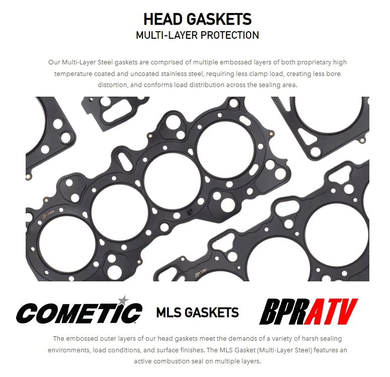 Yamaha YFZ450 Top End Rebuild Kit 95mm CP Carrillo 13.5:1 Piston Cometic Gaskets