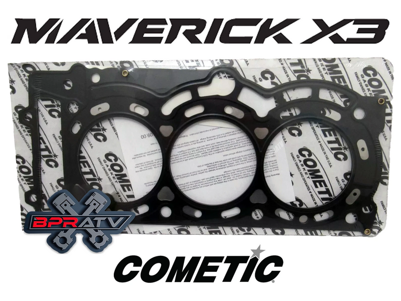 Maverick X3 Turbo JE Piston Kit Stock Bore 9.5:1 Cometic Titanium Head Stud Kit