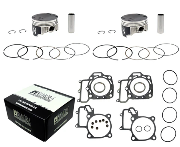 06-13 Brute Force 650 KVF650 80mm Stock Cylinders Namura Piston Top End Kit 11:1