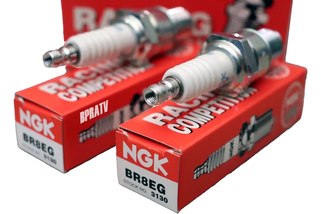 NGK BR8EG RACING Spark Plugs Honda CR250R CR 250R CR500R CR 500R JAPAN Set of 2