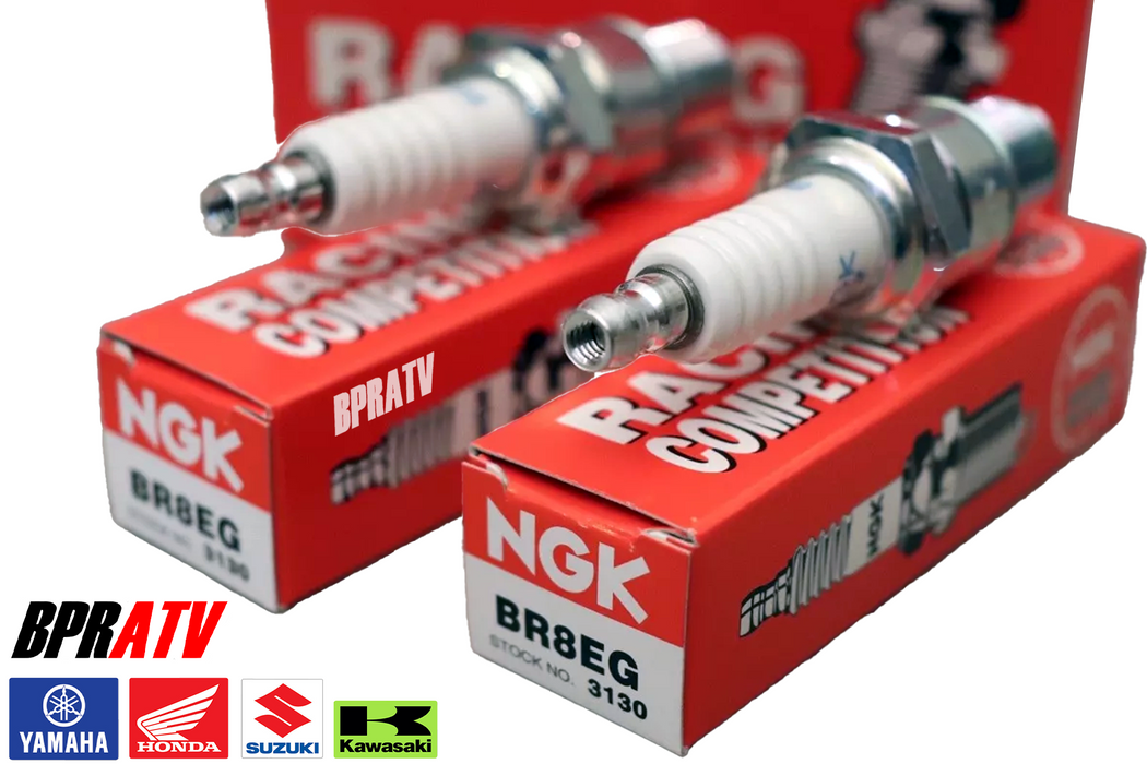 NGK BR8EG RACING Spark Plugs Yamaha YZ250 RM250 Honda CR250 CR500 JAPAN Set of 2