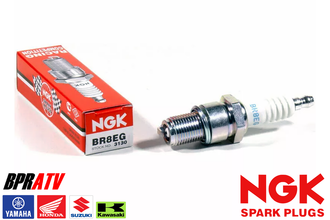 NGK BR8EG RACING Spark Plugs YZ250 WR250 RMZ250 KX500 CR250 CR500 JAPAN Set of 2